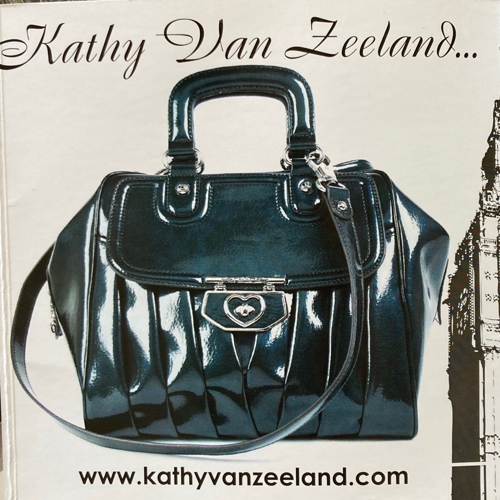 Kathy Van Zeeland Satchel Emerald Green